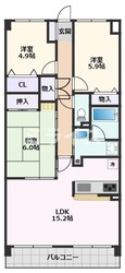 サン・スーシ南千里の物件間取画像